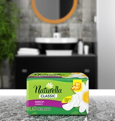 Прокладки NATURELLA Classic Maxi ароматизированные, с крылышками, 7шт