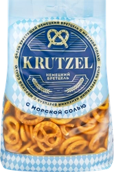 Крендельки KRUTZEL Бретцель с морской солью, 250г