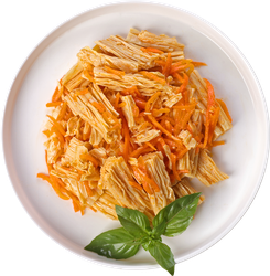 Салат ЛЕНТА FRESH из спаржи с морковью, 200г