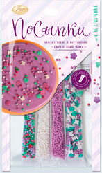 Изображение товара Посыпки кондитерские ПАРФЭ Сиреневый микс, 20г