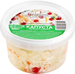 Капуста квашеная ТРАДИЦИИ ВКУСА с клюквой, 500г