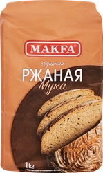 Мука ржаная MAKFA хлебопекарная обдирная, 1кг