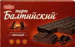 Торт БАЛТИЙСКИЙ Вафельный шоколадный, 320г