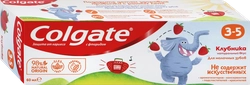 Зубная паста детская COLGATE Kids со вкусом клубники, защита от кариеса с фторидом, 3–5 лет, 60мл