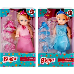 Набор игровой BIGGA Кукла мини с аксессуарами для волос, в ассортименте Арт. 87150