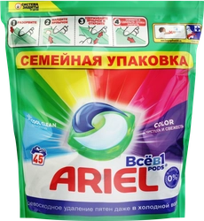 Капсулы для стирки ARIEL Pods Все-в-1 Color, 45шт