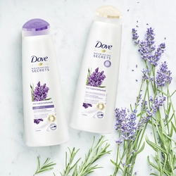 Бальзам-ополаскиватель для волос DOVE Nourishing secrets Густые и сильные Лаванда и розмарин, 350мл