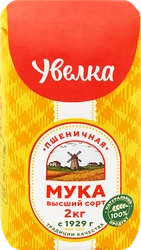 Мука пшеничная УВЕЛКА высший сорт, 2кг