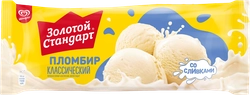 Мороженое ЗОЛОТОЙ СТАНДАРТ Пломбир классический, без змж, 400г