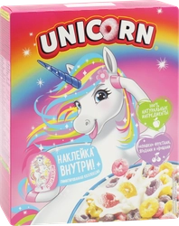 Готовый завтрак KELLOGG'S Unicorn Радужные колечки с фруктовым вкусом, 195г