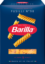 Макароны BARILLA Fusilli n.98 из твердых сортов пшеницы группа А высший сорт, 450г