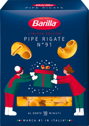 Изображение товара Макароны BARILLA Pipe Rigate n.91 из твердых сортов пшеницы группа А высший сорт, 450г
