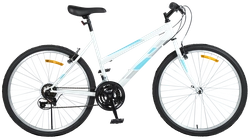 Велосипед Life 26" 18 скоростей, бело-голубой, Арт. LFE26ST-UW