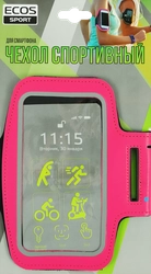 Чехол спортивный для смартфона ECOS SC-10, цвета в ассортименте, Арт. 006410