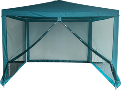 Тент ACTIWELL 3x3м с антимоскитными сетками и водоотталкивающим покрытием, Арт. 3.0M78PL-N