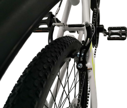 Велосипед горный ACTIWELL Junior 20" 6 скоростей, бело-голубой, Арт.  JUN20ST-U