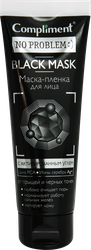 Изображение товара Маска для лица COMPLIMENT No Problem Black mask с активированным углем, 80мл