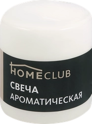 Свеча ароматическая HOMECLUB Ваниль, столбик 7х9см