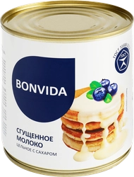 Молоко сгущенное BONVIDA цельное с сахаром 8,5% без змж, 950г