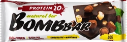 Батончик протеиновый BOMBBAR Шоколад-фундук, 60г