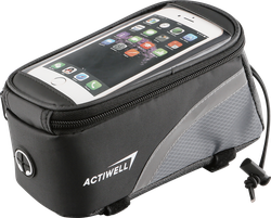 Сумка велосипедная ACTIWELL на раму, с карманом для телефона, Арт. BIK- 10