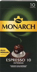 Изображение товара Кофе молотый в капсулах MONARCH Espresso 10 Intenso натуральный жареный, 10кап