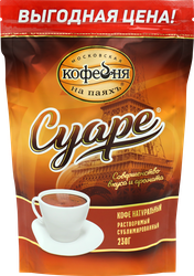 Изображение товара Кофе растворимый МОСКОВСКАЯ КОФЕЙНЯ НА ПАЯХЪ Суаре натуральный сублимированный, 230г