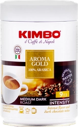 Кофе молотый KIMBO Aroma gold 100% Arabica, 250г