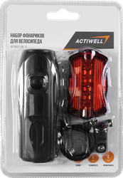 Набор фонариков для велосипеда ACTIWELL, Арт. BIK-15