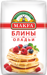 Изображение товара Смесь для выпечки MAKFA Классические блины и оладьи, 1кг