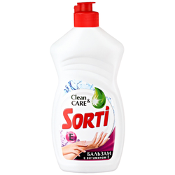 Изображение товара Средство для мытья посуды SORTI Бальзам с витамином Е, 450г