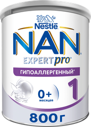 Изображение товара Смесь молочная NAN 1 гипоаллергенная, с 0 месяцев, 800г