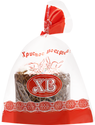 Кулич сдобный КОНТЕК К Празднику, фигурный, с изюмом желтого оттенка, 320г