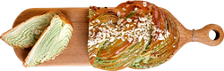 Коса сдобная ЛЕНТА FRESH с начинкой фисташка, весовая