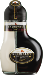 Напиток спиртной SHERIDANS Двухслойный со вкусом кофе 15,5%, 
эмульсионный, 0.5л