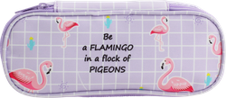 Пенал ЛЕНТА Be a flamingo, 17,5х8,5х2см