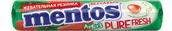 Жевательная резинка MENTOS Pure fresh со вкусом арбуза, 15,5г