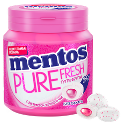 Изображение товара Жевательная резинка MENTOS Pure fresh со вкусом Тутти Фрутти, 100г
