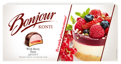 Изображение товара Десерт KONTI Бонжур со вкусом ягод, 232г