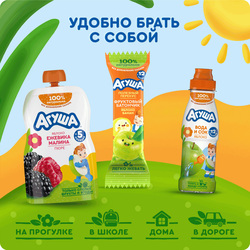 Батончик фруктовый детский АГУША Яблоко, банан, с 12 месяцев, 15г