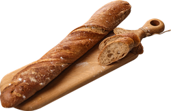 Багет ржано-пшеничный ЛЕНТА FRESH Деревенский, на закваске, весовой