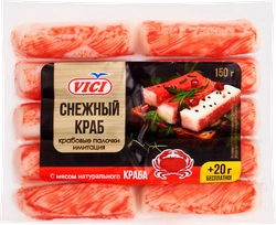 Крабовые палочки VICI с мясом натурального краба, 170г