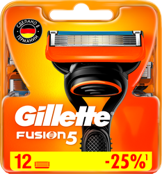 Изображение товара Кассеты сменные для бритья GILLETTE Fusion5, 12шт