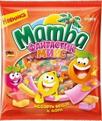 Конфеты жевательные MAMBA Фантастик микс, 150г