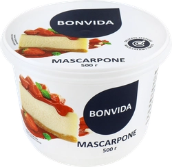 Сыр BONVIDA Маскарпоне 80%, без змж, 500г