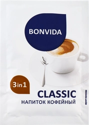 Напиток кофейный растворимый BONVIDA Classic 3в1, 50пак