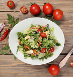 Салат ЛЕНТА FRESH Фреш с лососем, 200г