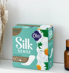 Прокладки ежедневные OLA! Silk Sense Daily Deo Ромашка, 60шт