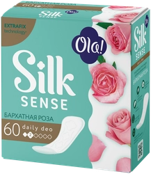 Прокладки ежедневные OLA! Silk Sense Daily Deo Бархатная роза, 60шт