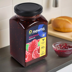 Варенье ЛЕНТА Малина, 370г